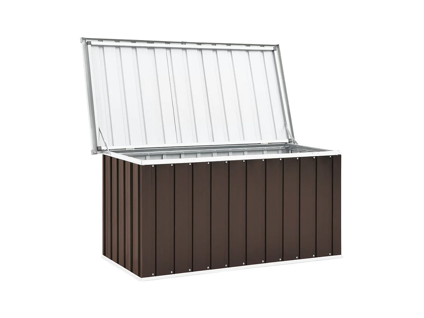 Boîte de rangement de jardin Marron 129x67x65