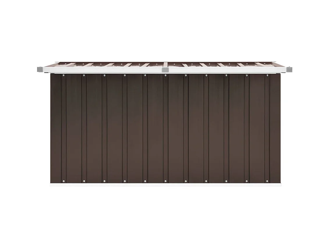 Boîte de rangement de jardin Marron 129x67x65