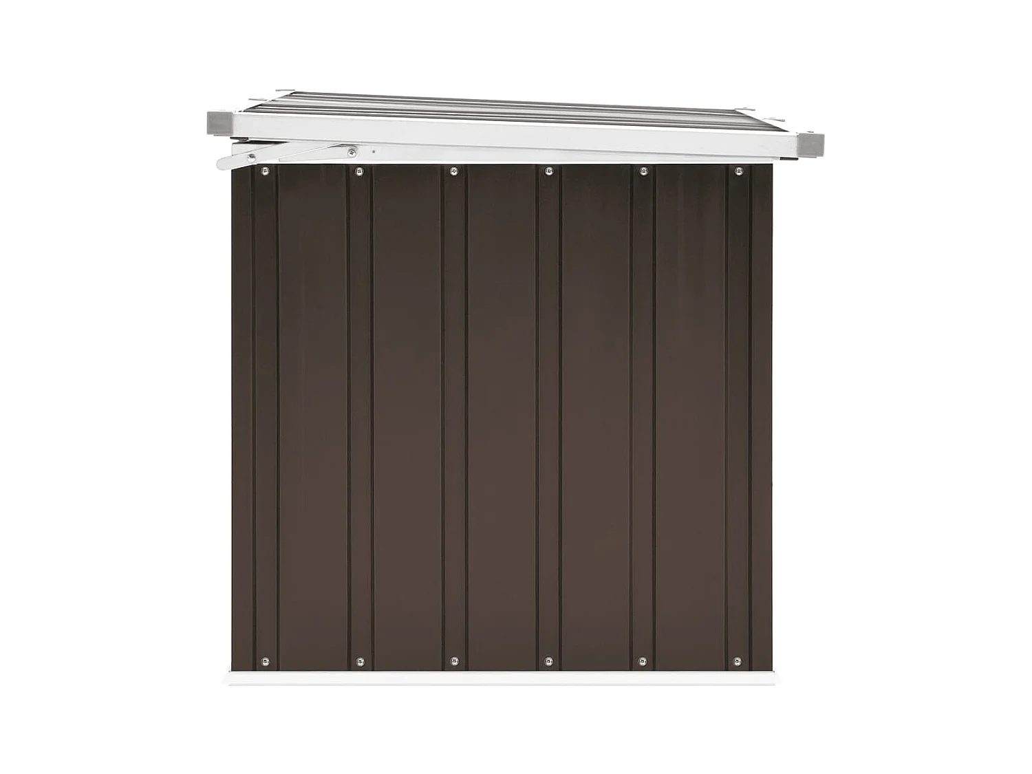 Boîte de rangement de jardin Marron 129x67x65