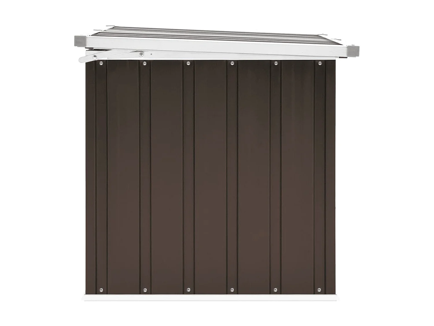 Boîte de rangement de jardin Marron 129x67x65