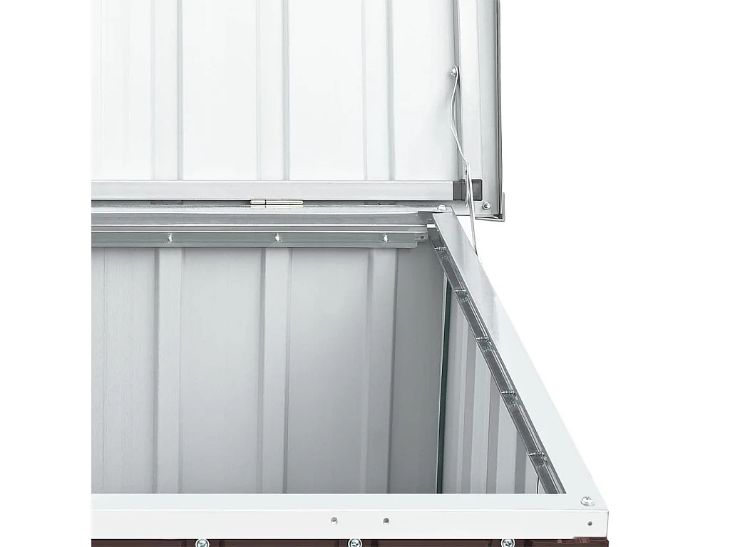 Boîte de rangement de jardin Marron 129x67x65