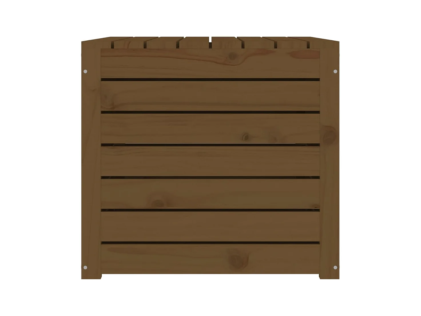 Boîte de jardin marron miel 101x50,5x46,5 bois massif de pin