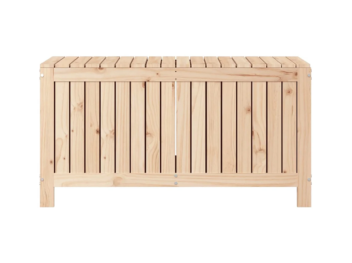 Boîte de rangement de jardin 115x49x60 Bois massif de pin