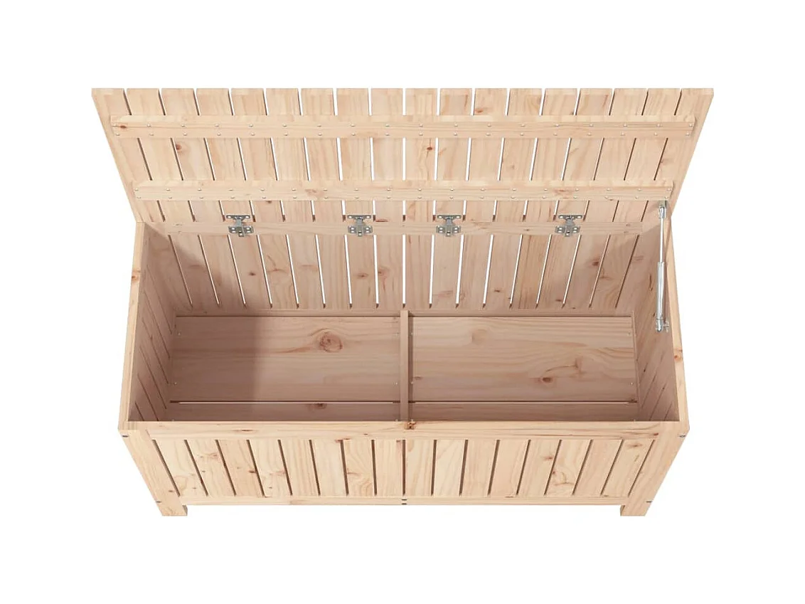 Boîte de rangement de jardin 115x49x60 Bois massif de pin