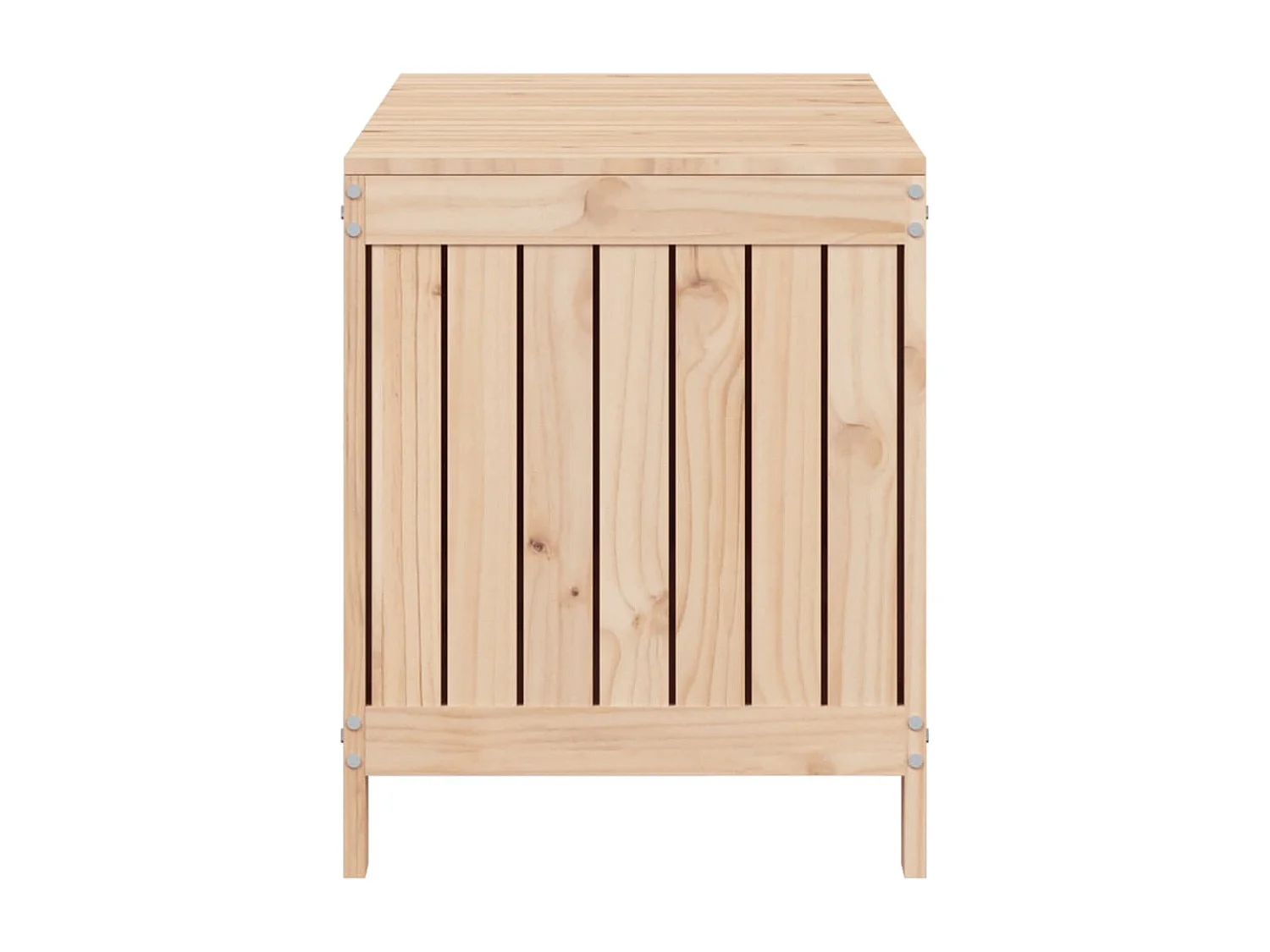 Boîte de rangement de jardin 115x49x60 Bois massif de pin