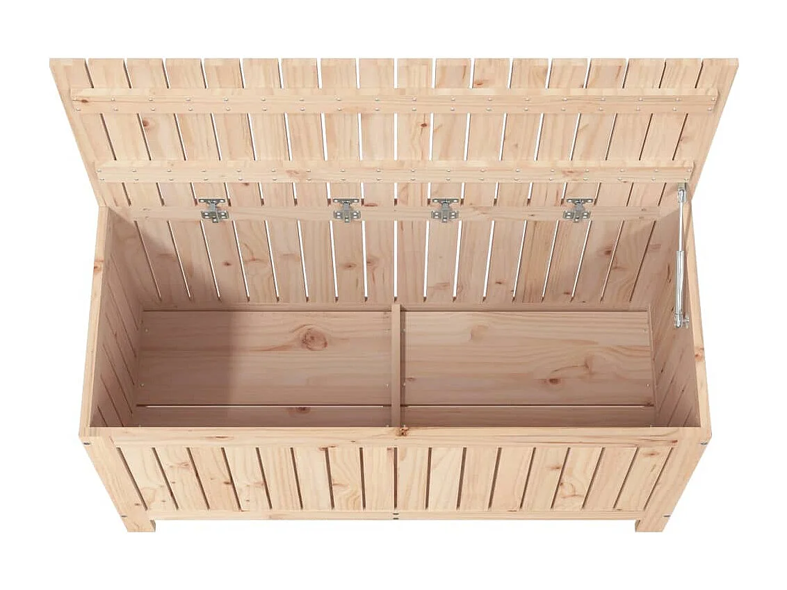 Boîte de rangement de jardin 115x49x60 Bois massif de pin