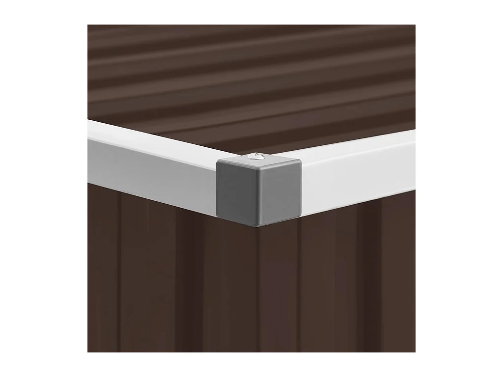 Boîte de rangement de jardin Marron 149x99x93