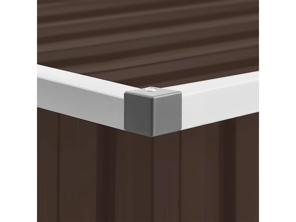 Boîte de rangement de jardin Marron 149x99x93