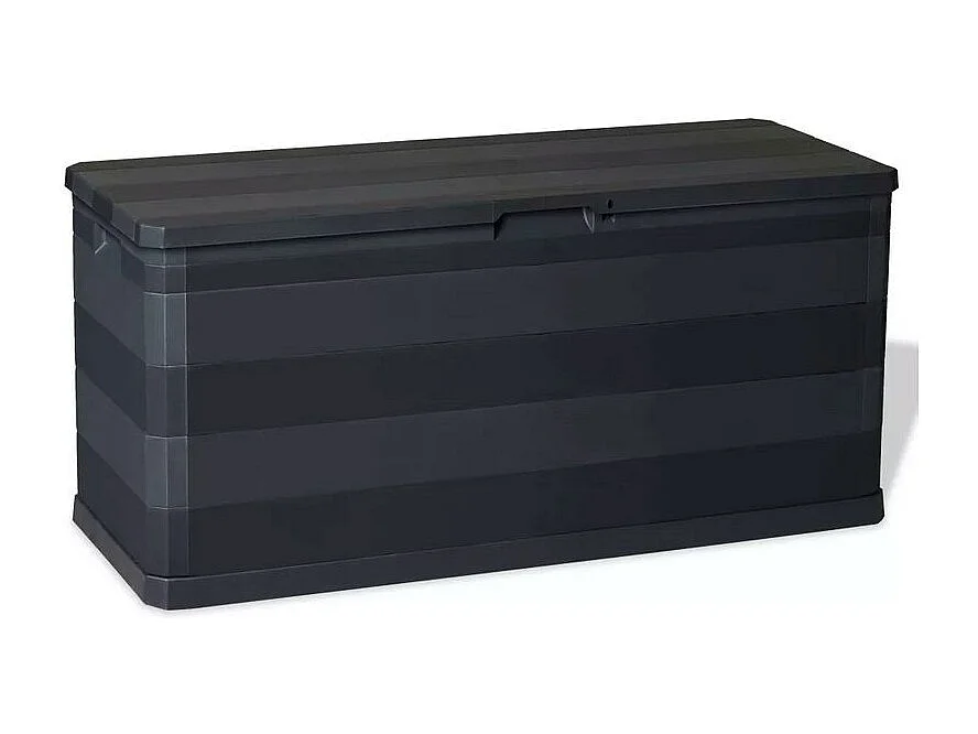 Coffre de rangement polypropylène noir Tinoa