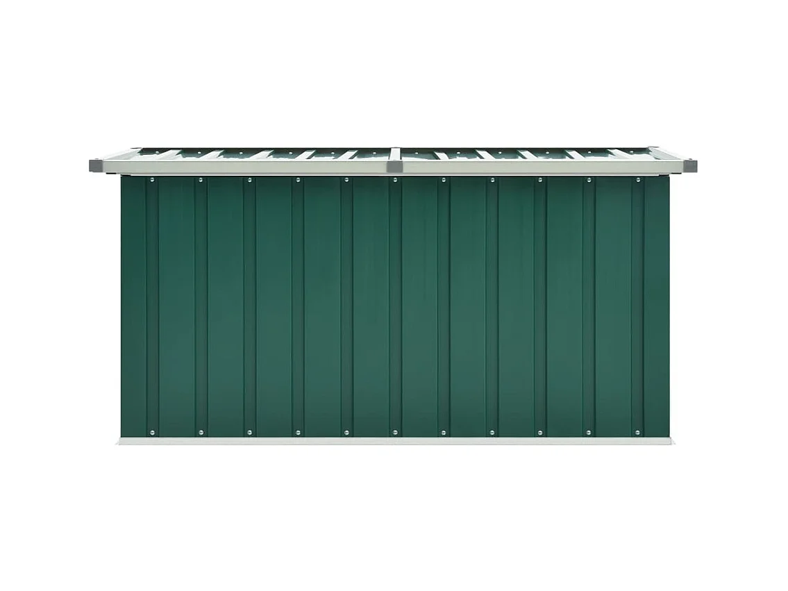 Boîte de rangement de jardin Vert 129x67x65