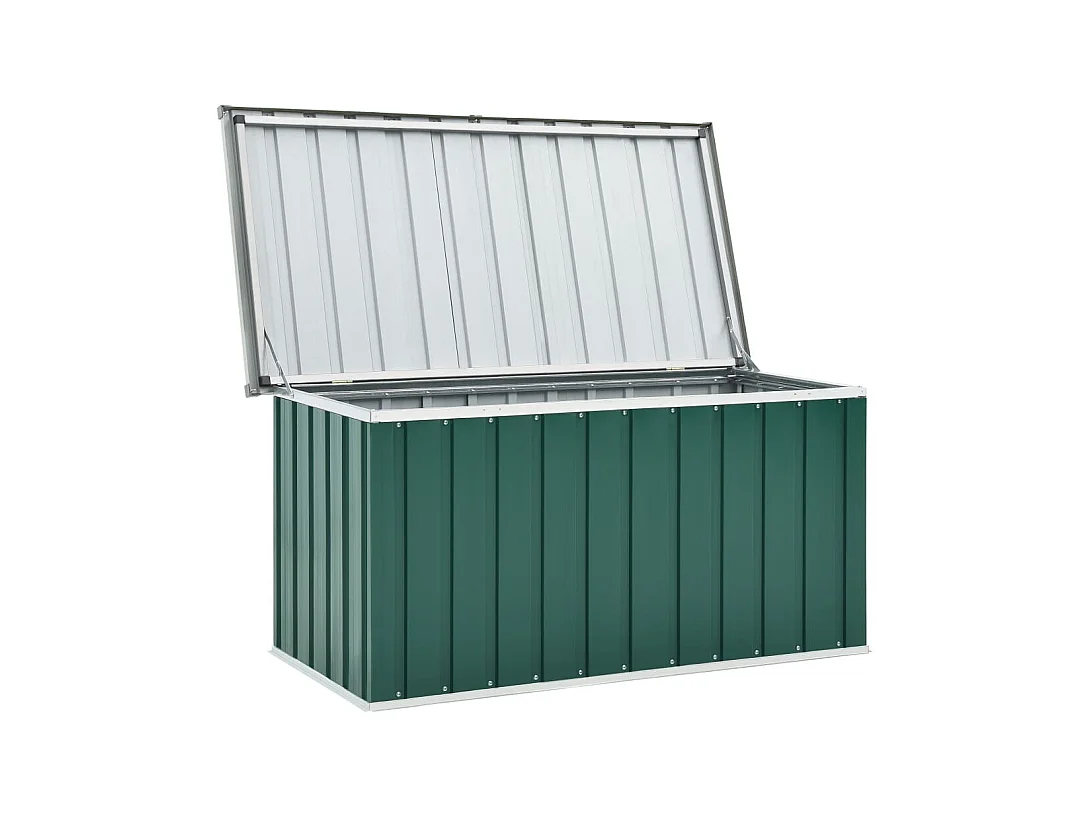 Boîte de rangement de jardin Vert 129x67x65