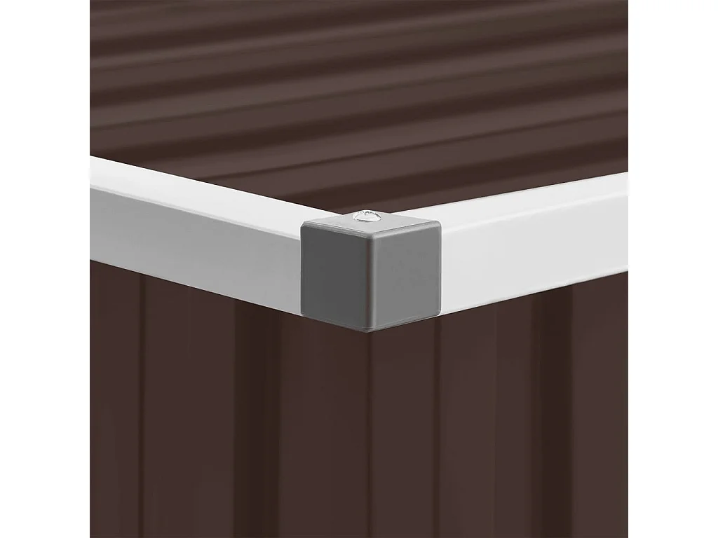 Boîte de rangement de jardin Marron 109x67x65