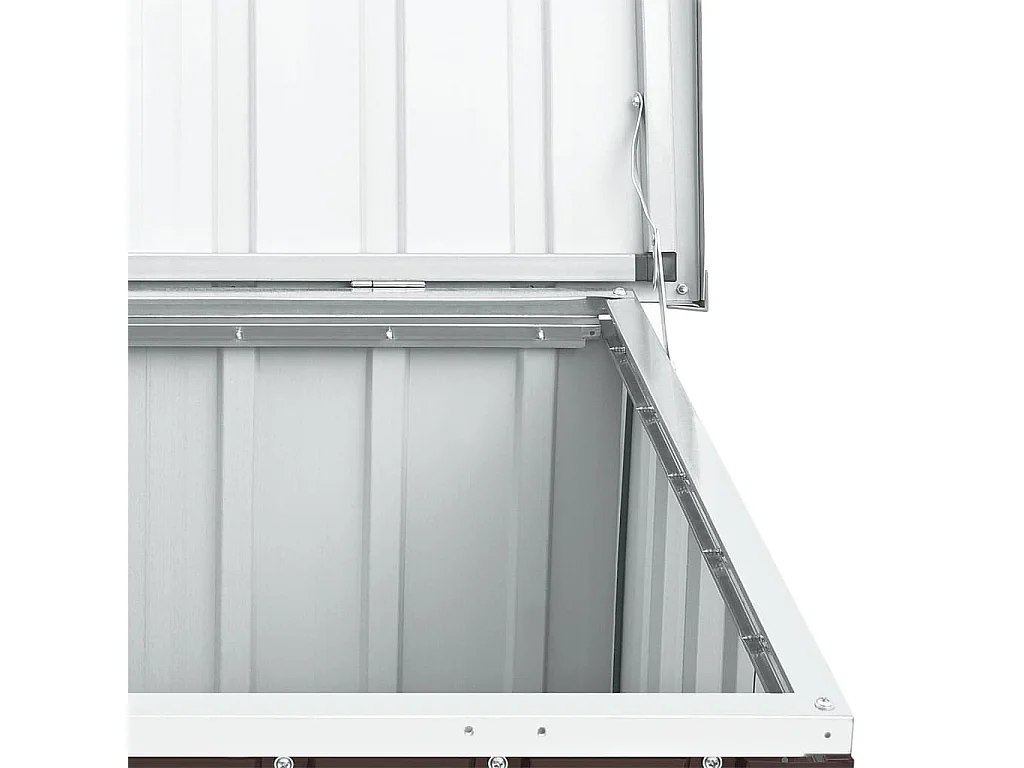 Boîte de rangement de jardin Marron 109x67x65