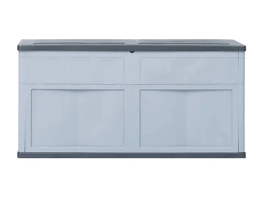 Coffre de rangement jardin plastique gris Cedar