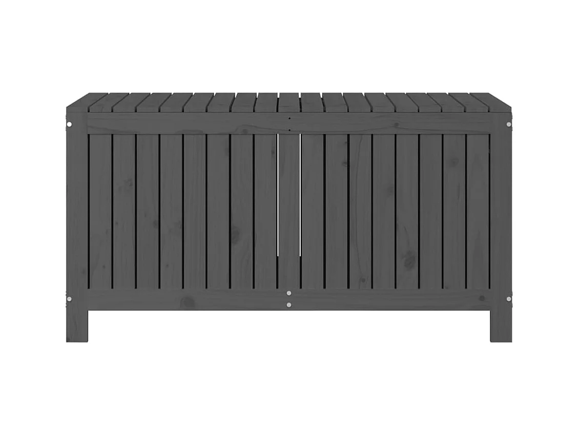 Boîte de rangement de jardin Gris 121x55x64 Bois de pin