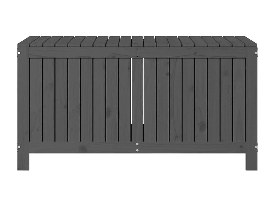 Boîte de rangement de jardin Gris 121x55x64 Bois de pin
