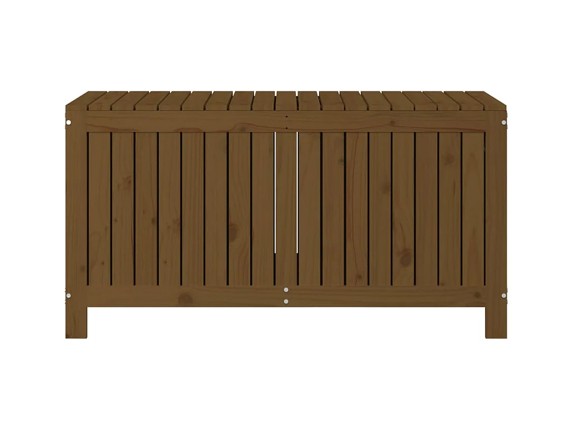 Boîte de rangement de jardin Marron miel 121x55x64 Bois pin