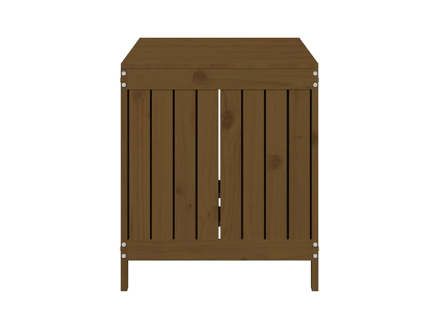 Boîte de rangement de jardin Marron miel 121x55x64 Bois pin