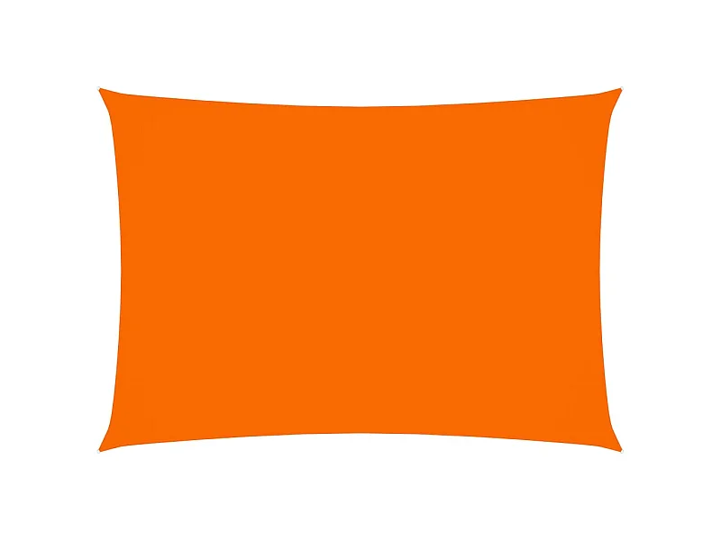 Voile de parasol Tissu Oxford rectangulaire 2,5x4 m Orange