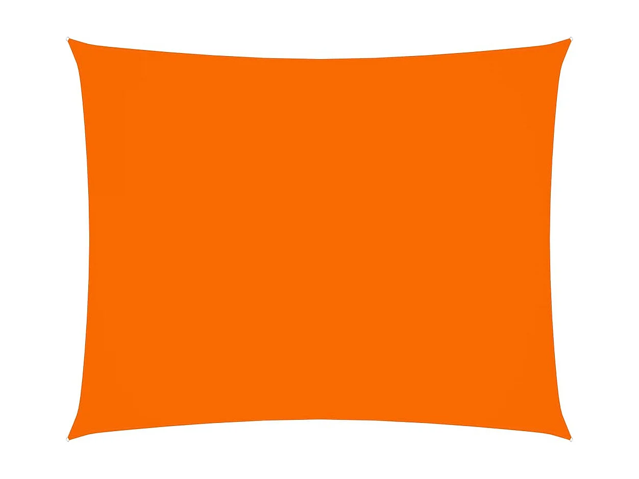 Voile de parasol Tissu Oxford rectangulaire 4x5 m Orange