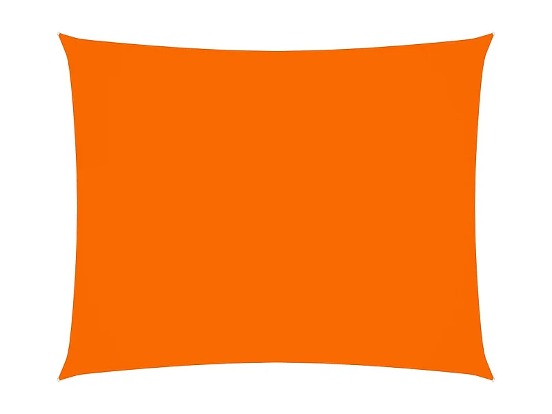 Voile de parasol Tissu Oxford rectangulaire 4x5 m Orange