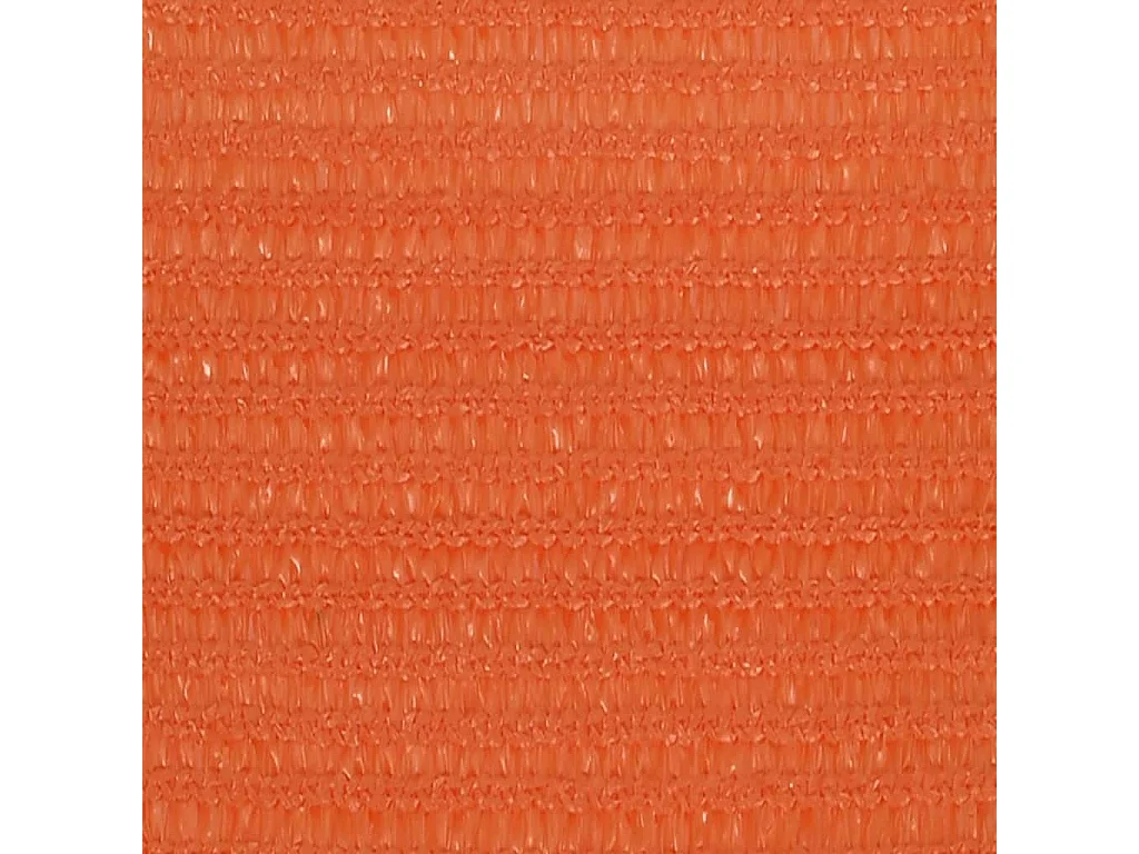Voile d'ombrage 160 g-m² Orange 2x2 m PEHD