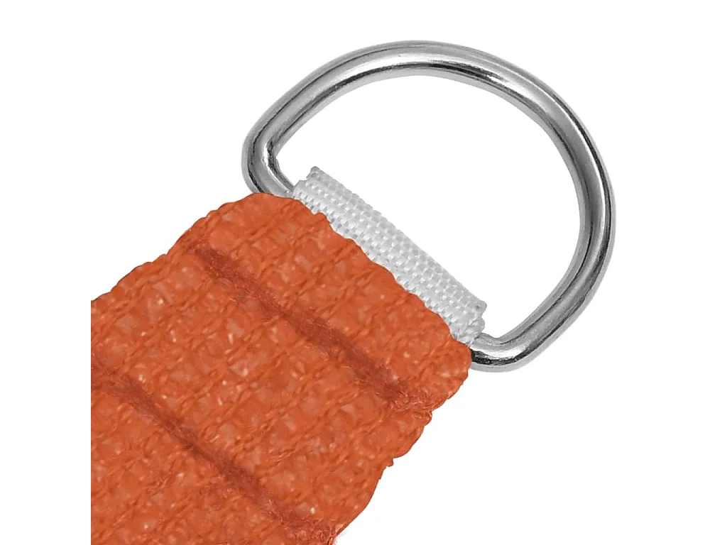 Voile d'ombrage 160 g-m² Orange 2x2 m PEHD