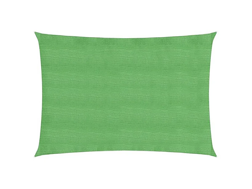 Voile d'ombrage 160 g-m² rectangulaire vert clair 2,5x5 m PEHD