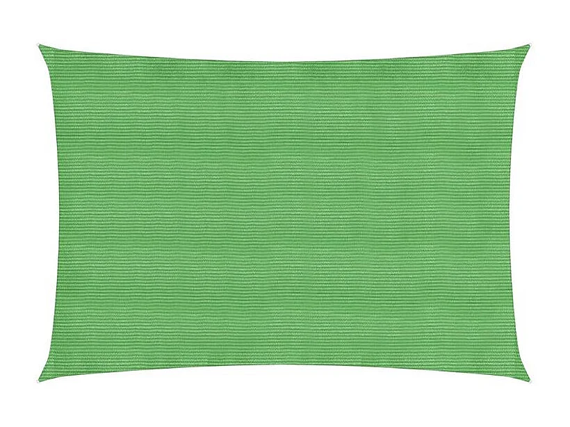 Voile d'ombrage 160 g-m² rectangulaire vert clair 2,5x5 m PEHD