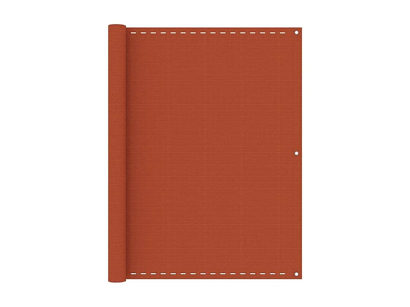 Écran de balcon Orange 120x500 PEHD