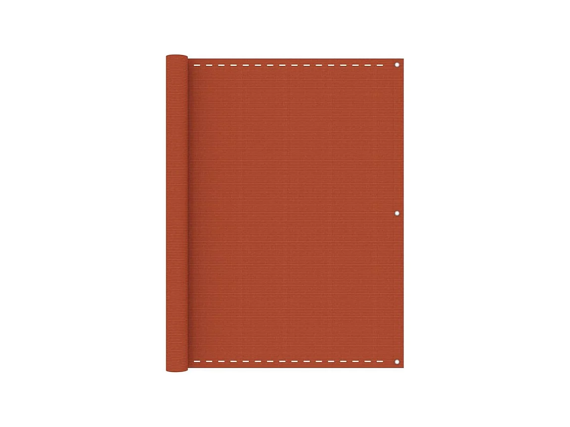 Écran de balcon Orange 120x500 PEHD