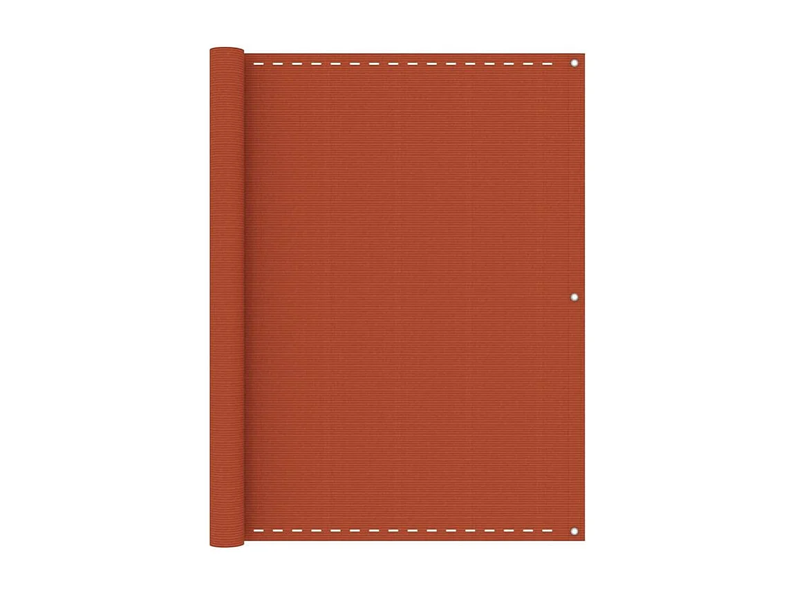 Écran de balcon Orange 120x500 PEHD