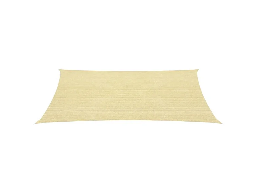 Voile d'ombrage 160 g-m² Beige 3x3 m PEHD