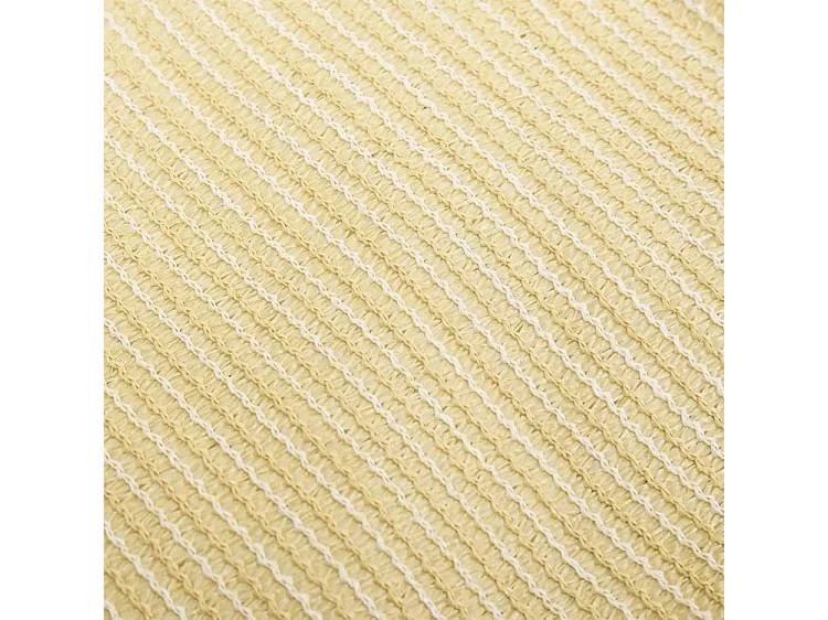 Voile d'ombrage 160 g-m² Beige 3x3 m PEHD