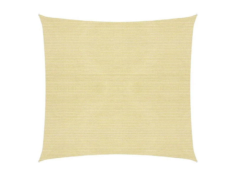 Voile d'ombrage 160 g-m² Beige 3x3 m PEHD