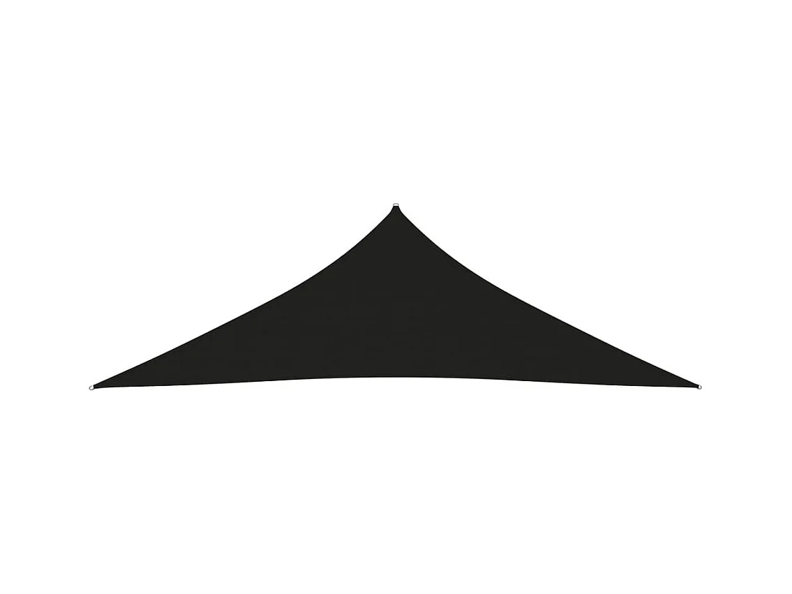 Voile de parasol Tissu Oxford triangulaire 2,5x2,5x3,5 m Noir
