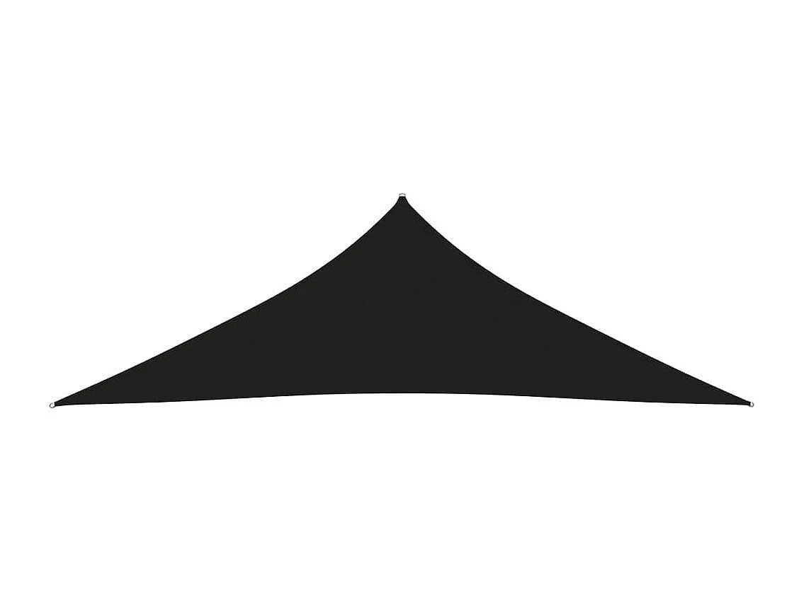 Voile de parasol Tissu Oxford triangulaire 2,5x2,5x3,5 m Noir