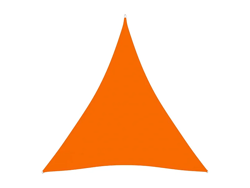 Voile de parasol Tissu Oxford triangulaire 4,5x4,5x4,5 m Orange