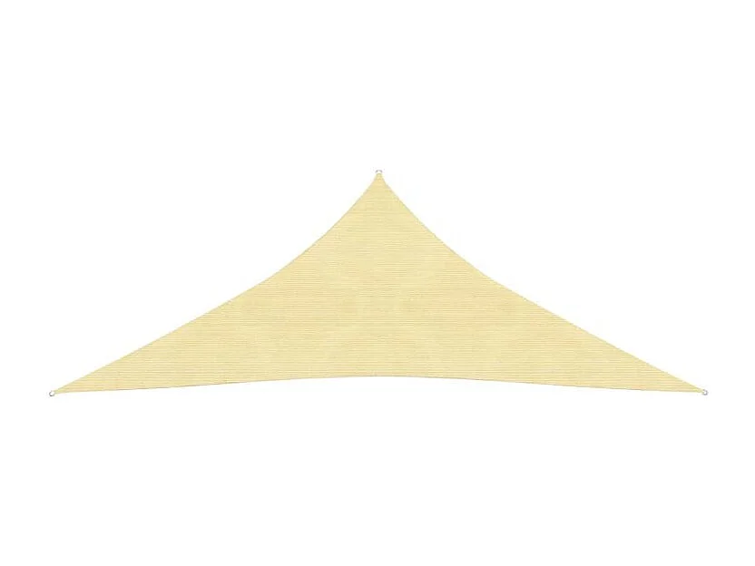 Voile d'ombrage 160 g-m² Beige 3x4x4 m PEHD