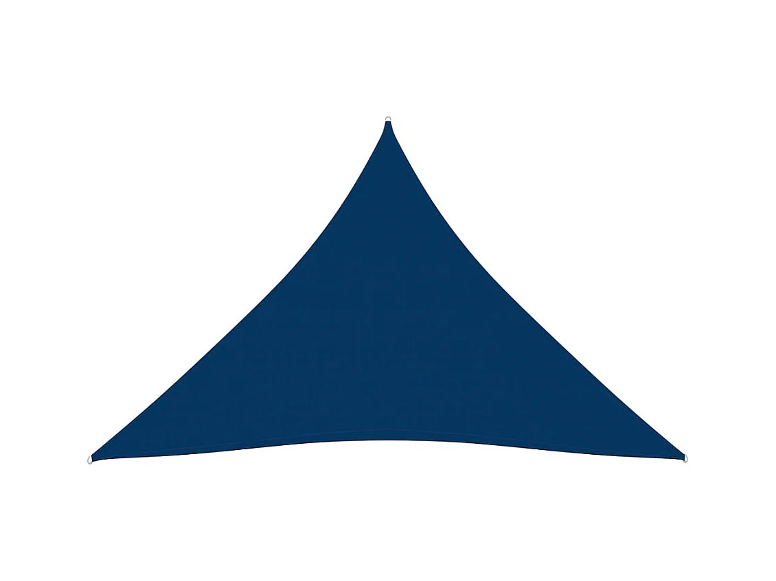 Voile de parasol Tissu Oxford triangulaire 3x4x4 m Bleu