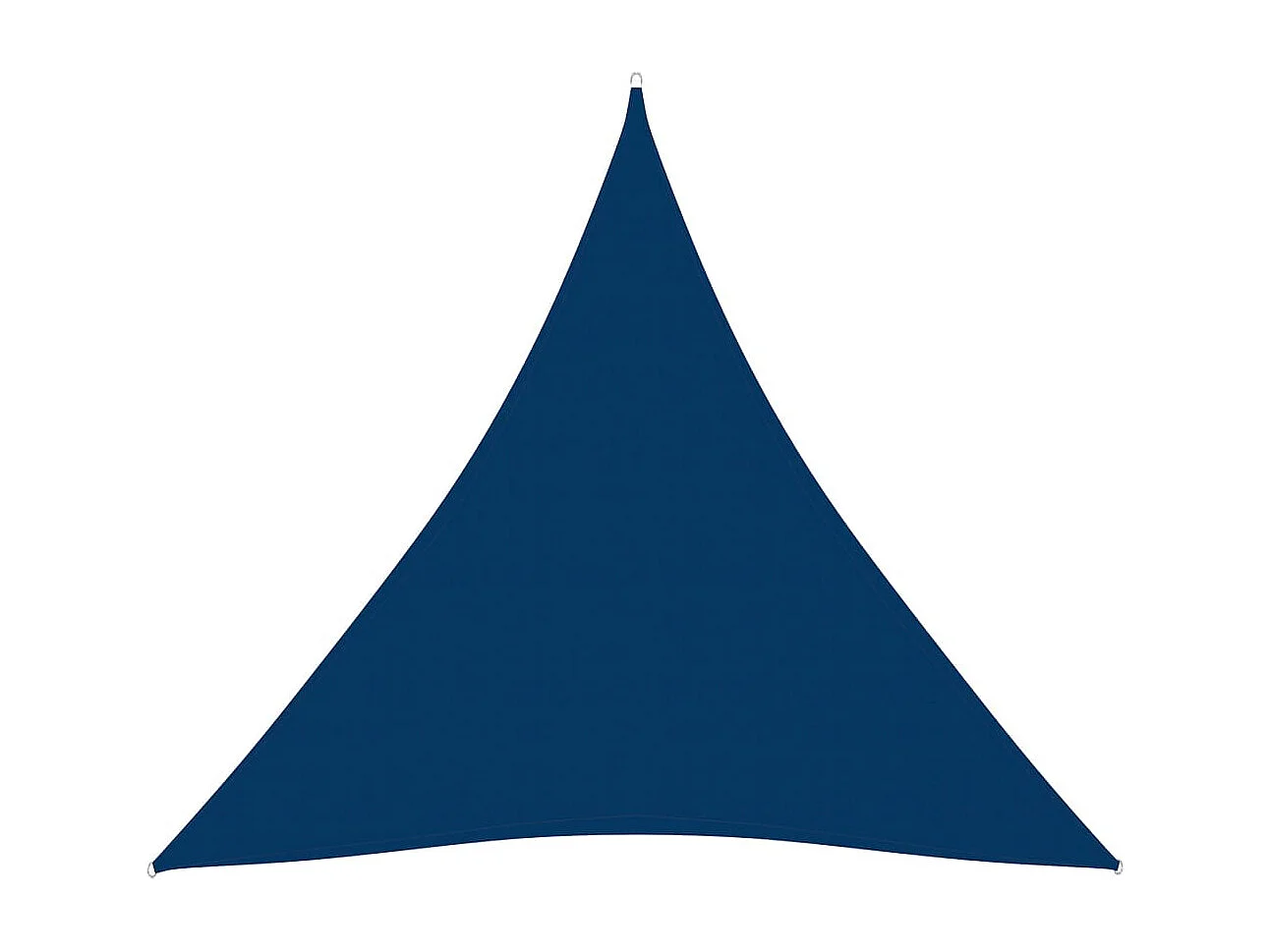 Voile de parasol Tissu Oxford triangulaire 3x4x4 m Bleu