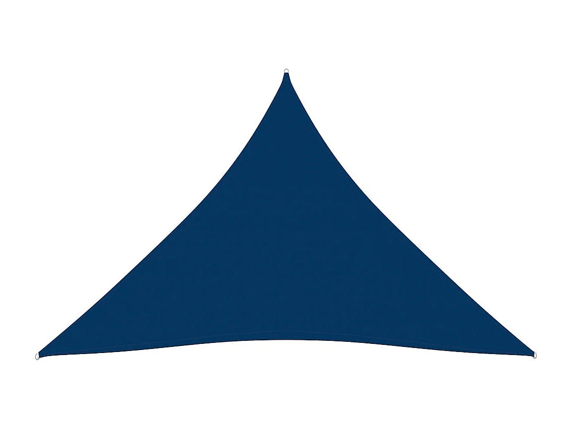 Voile de parasol Tissu Oxford triangulaire 3x4x4 m Bleu