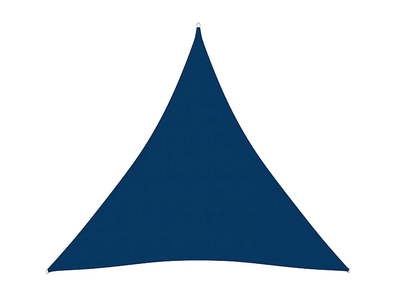 Voile de parasol Tissu Oxford triangulaire 3x4x4 m Bleu