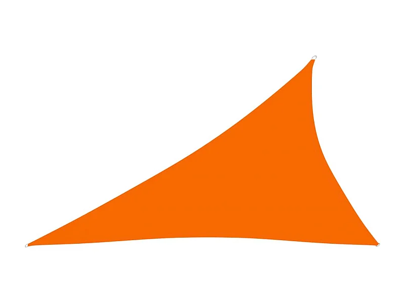 Voile de parasol Tissu Oxford triangulaire 3x4x5 m Orange