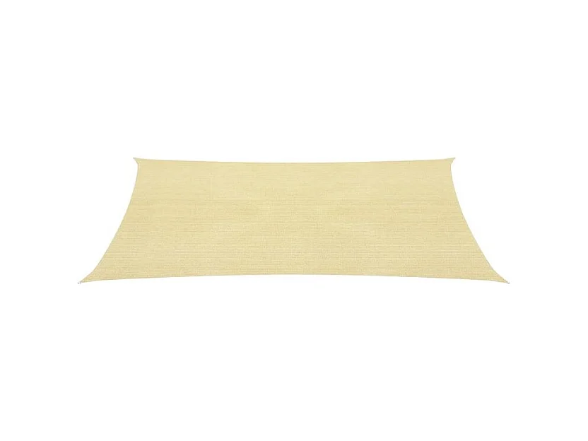 Voile d'ombrage 160 g-m² Beige 5x5 m PEHD