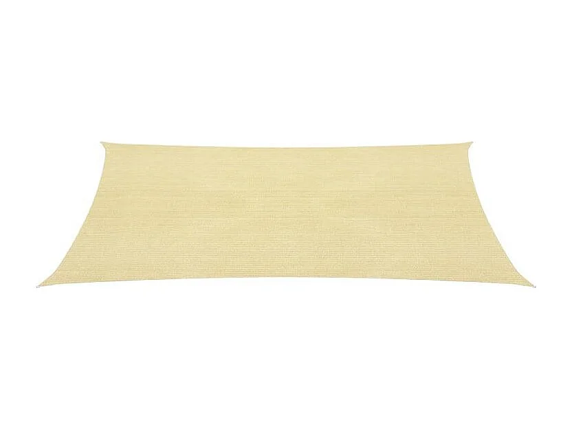 Voile d'ombrage 160 g-m² Beige 5x5 m PEHD