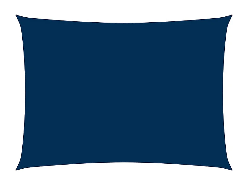 Voile de parasol Tissu Oxford rectangulaire 3,5x5 m Bleu