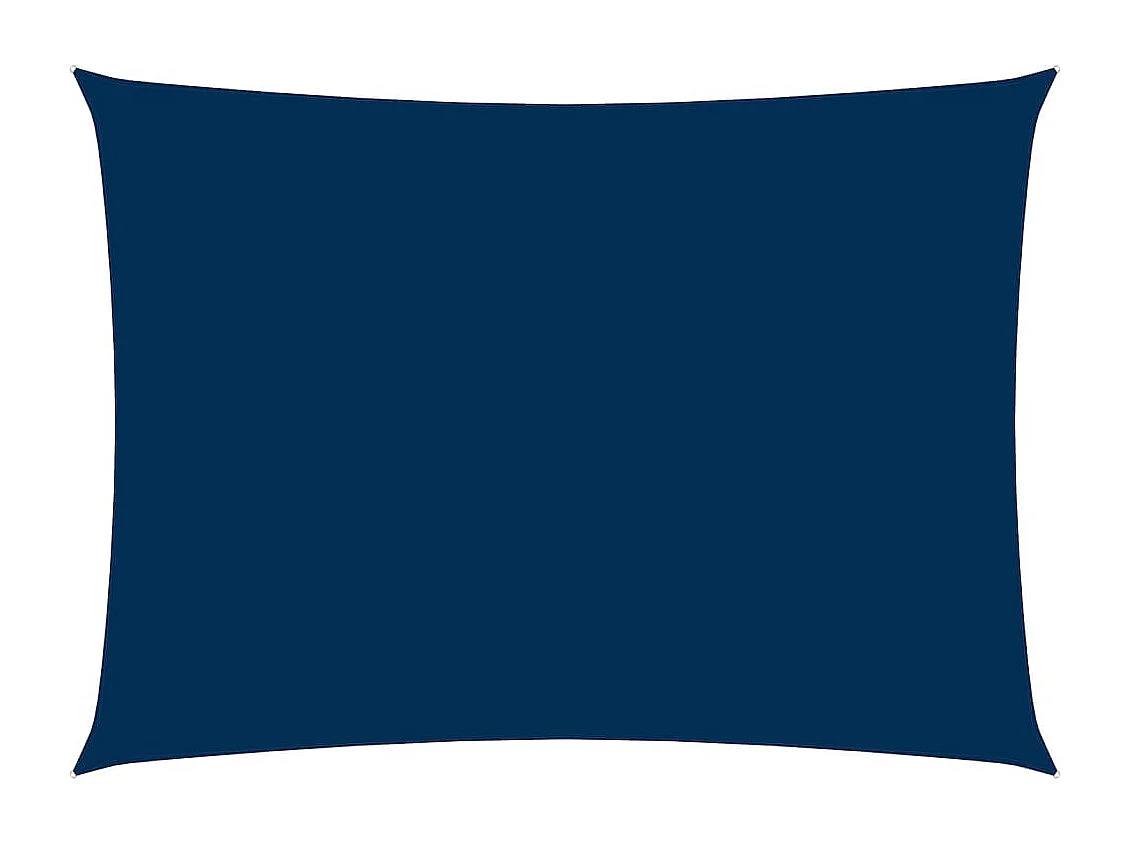 Voile de parasol Tissu Oxford rectangulaire 3,5x5 m Bleu