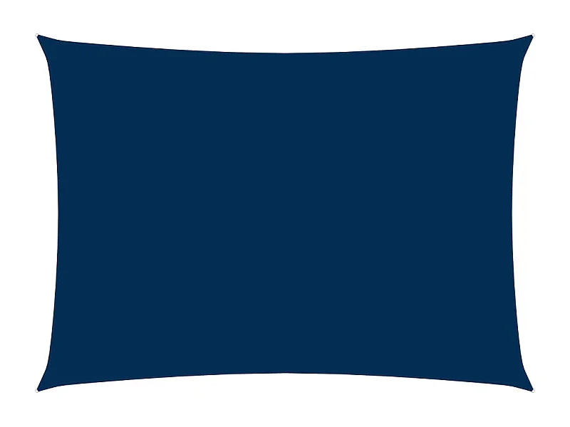 Voile de parasol Tissu Oxford rectangulaire 2x4,5 m Bleu