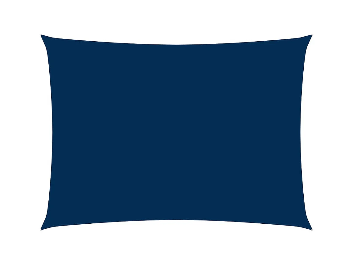 Voile de parasol Tissu Oxford rectangulaire 2x4,5 m Bleu